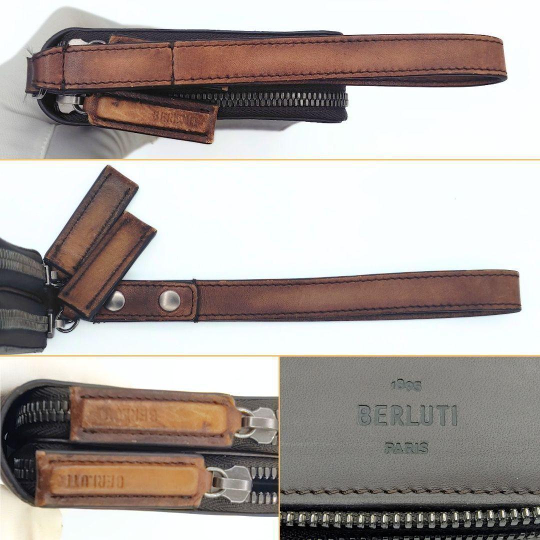 ベルルッティ カリグラフィ タリ スクリットレザー オーガナイザー 長財布