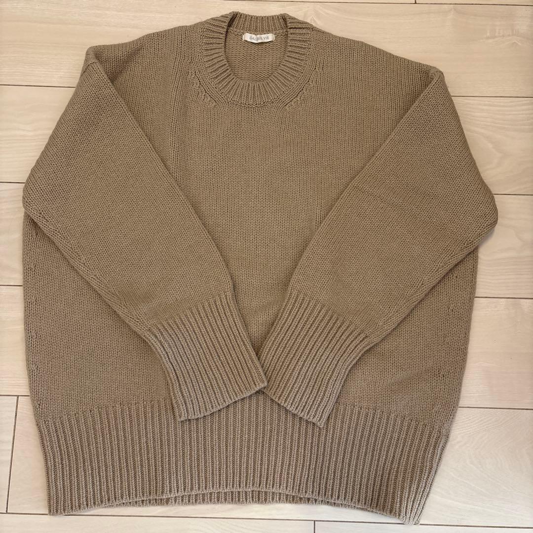 【お値下げ中】GALERIE VIE ベージュ ニットセーター