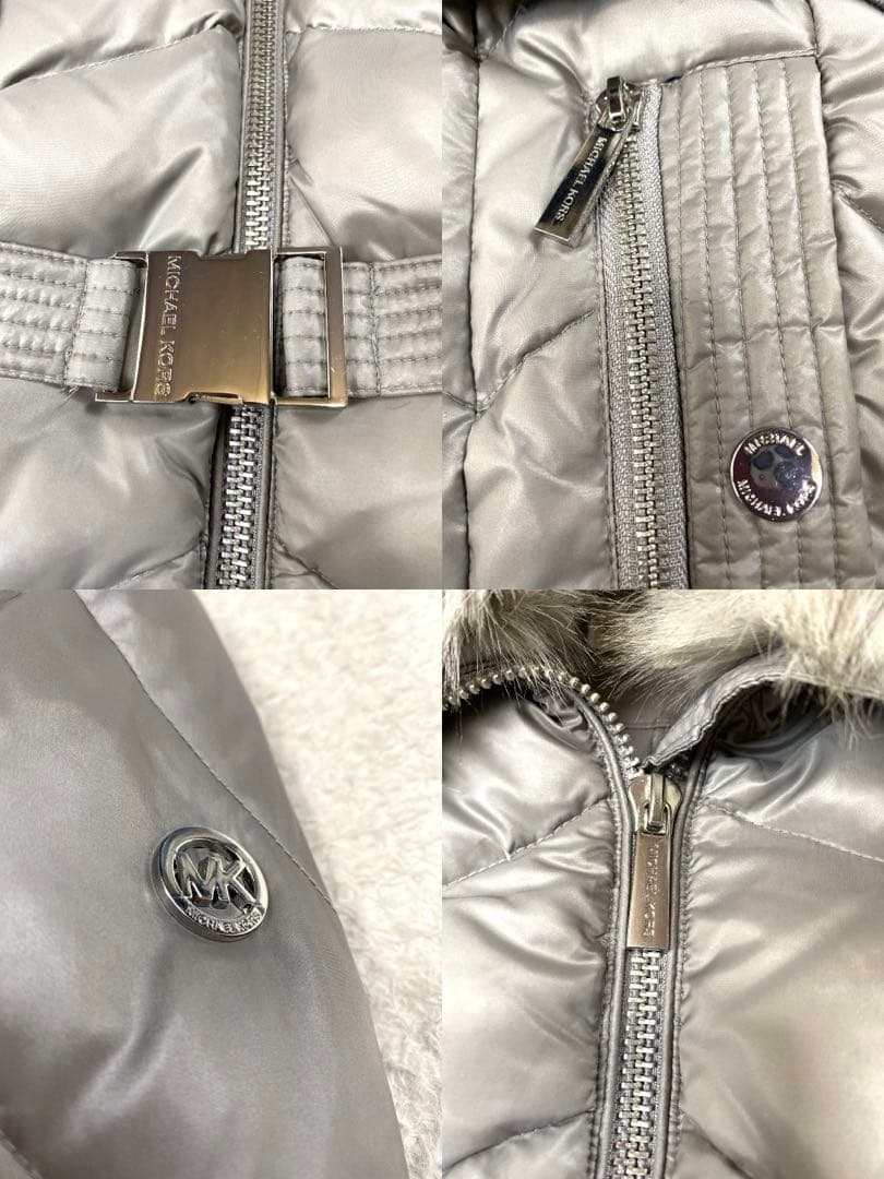 【未使用級・3way】MICHAEL KORS ダウンジャケット　グレー　 S
