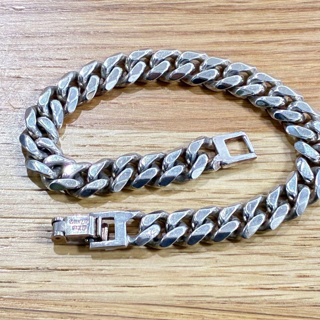【美品】Silver925 喜平チェーンブレスレット 20㎝