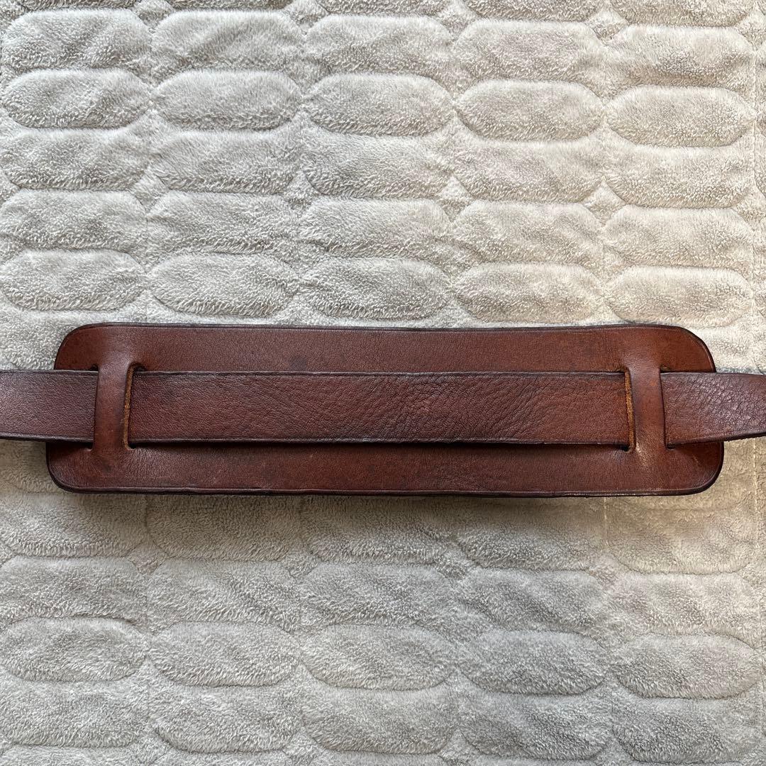 ★DIUBLE RL レザートリム オイルクロス メッセンジャーバッグ