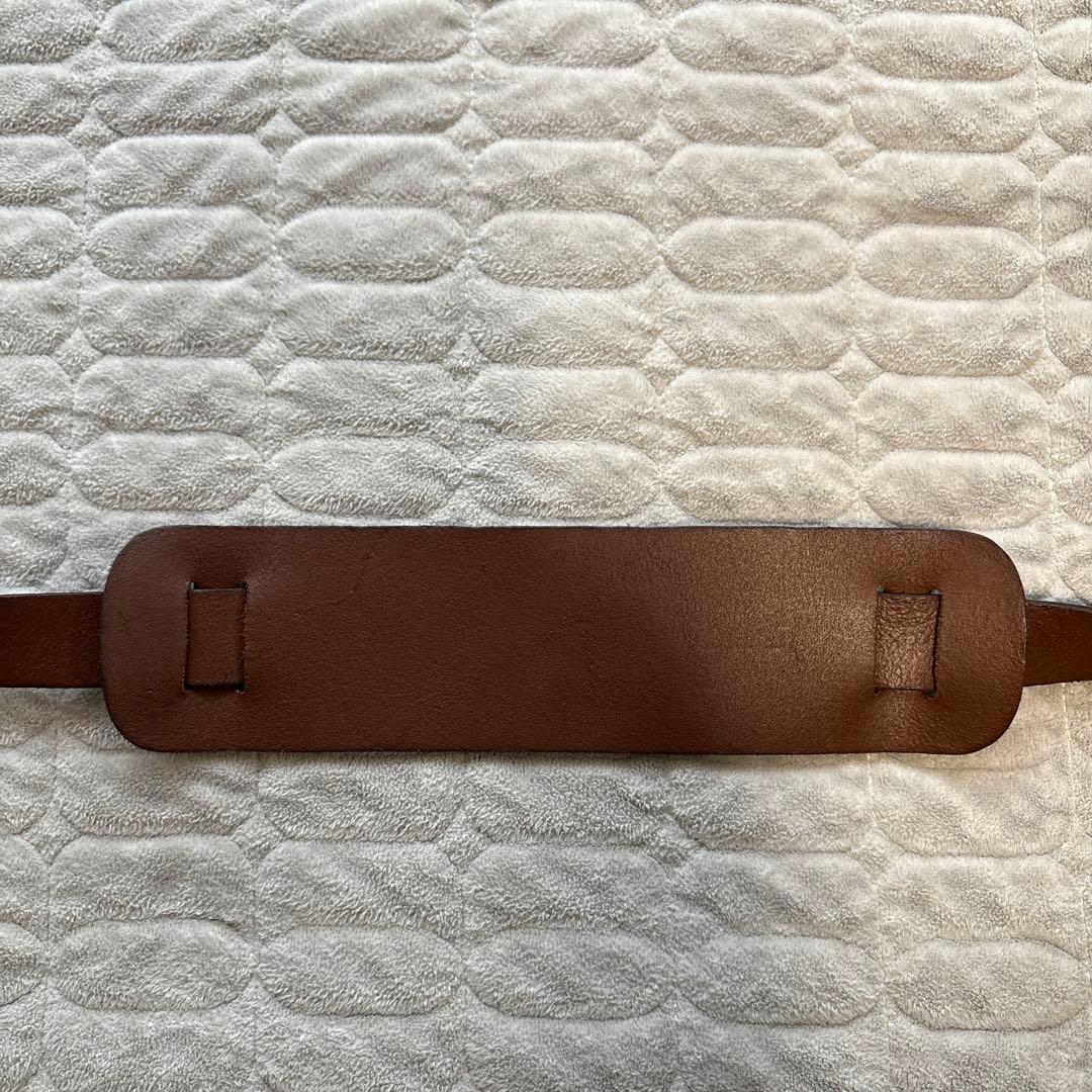 ★DIUBLE RL レザートリム オイルクロス メッセンジャーバッグ