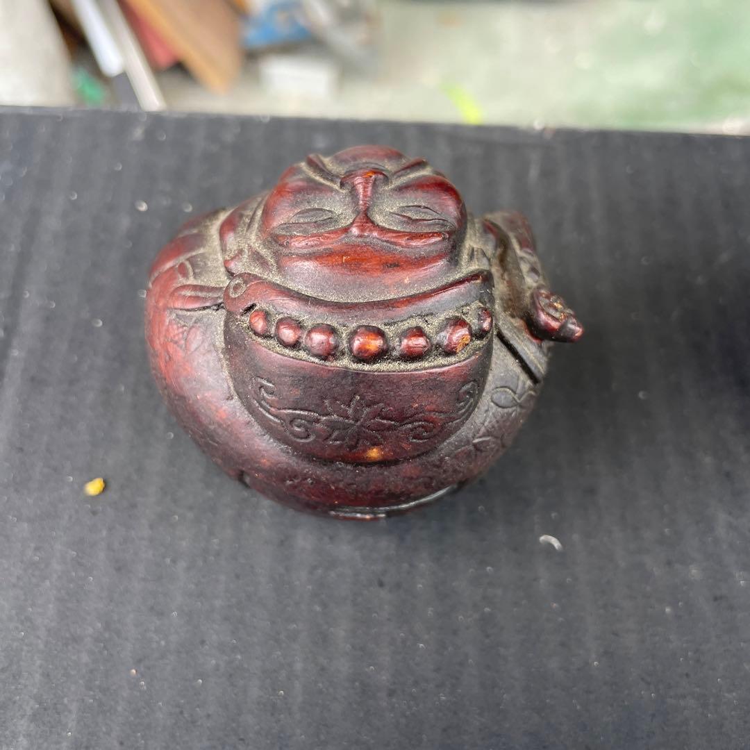 中国古い置き物縁起福来