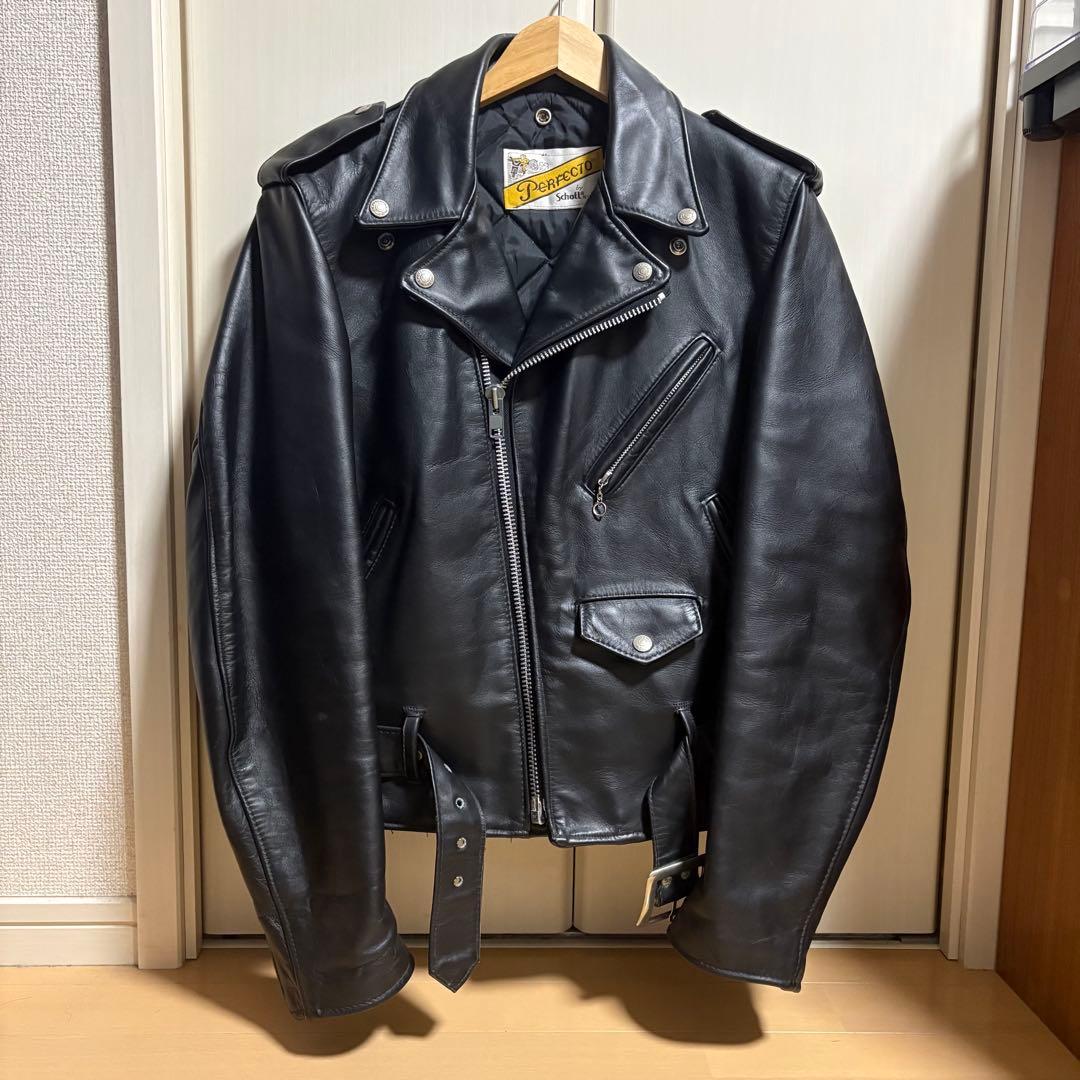 schott ショット ライダースジャケット サイズ38