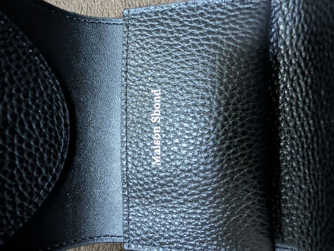 Maison Sbond 三つ折り財布　Amy Black メゾンエスボンド