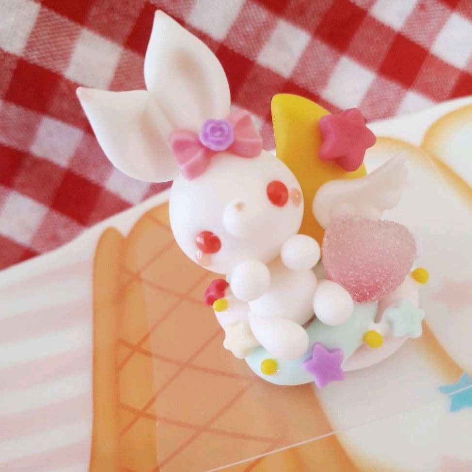 ゆめかわ白うさぎ☆お月様