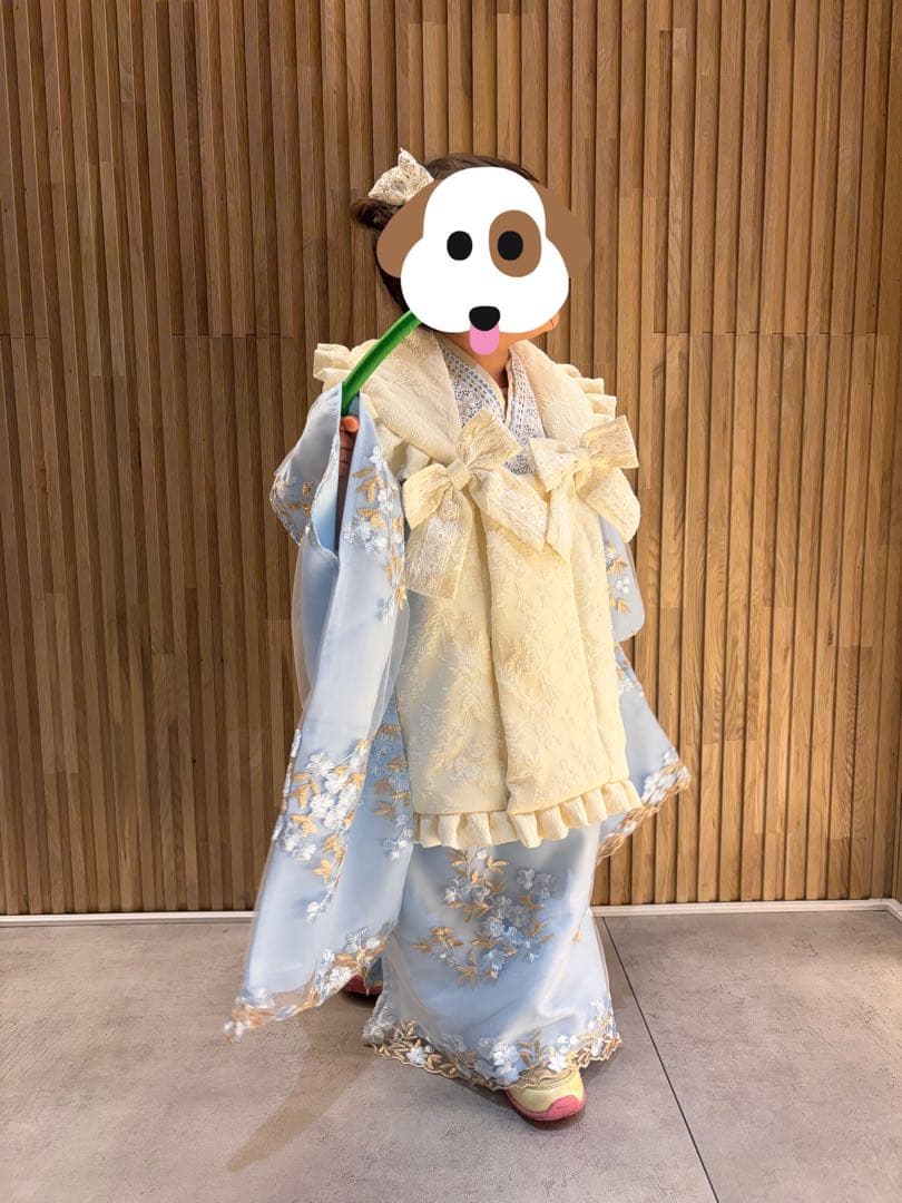 キャサリンコテージ　着物　被布　靴　3点セット　３歳　七五三