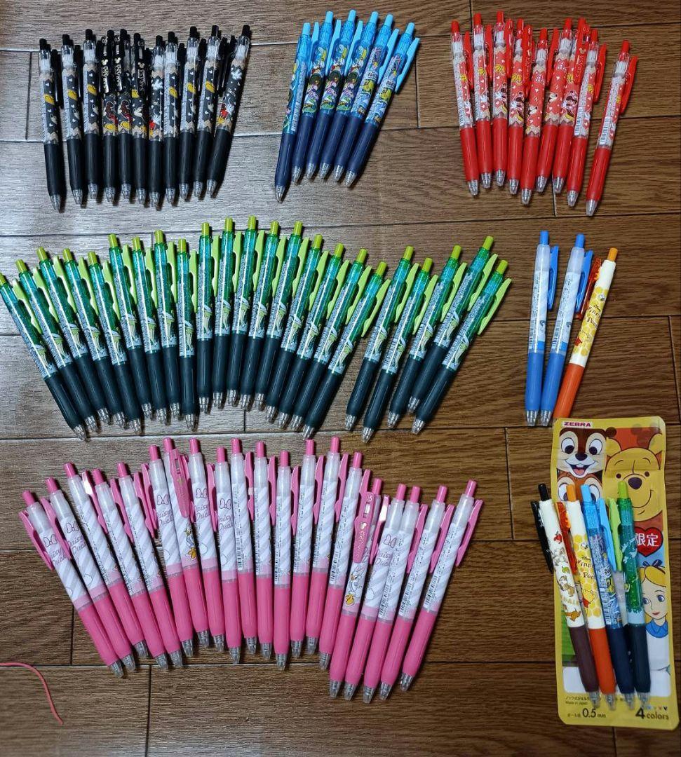 サラサ限定ディズニーボールペン76本