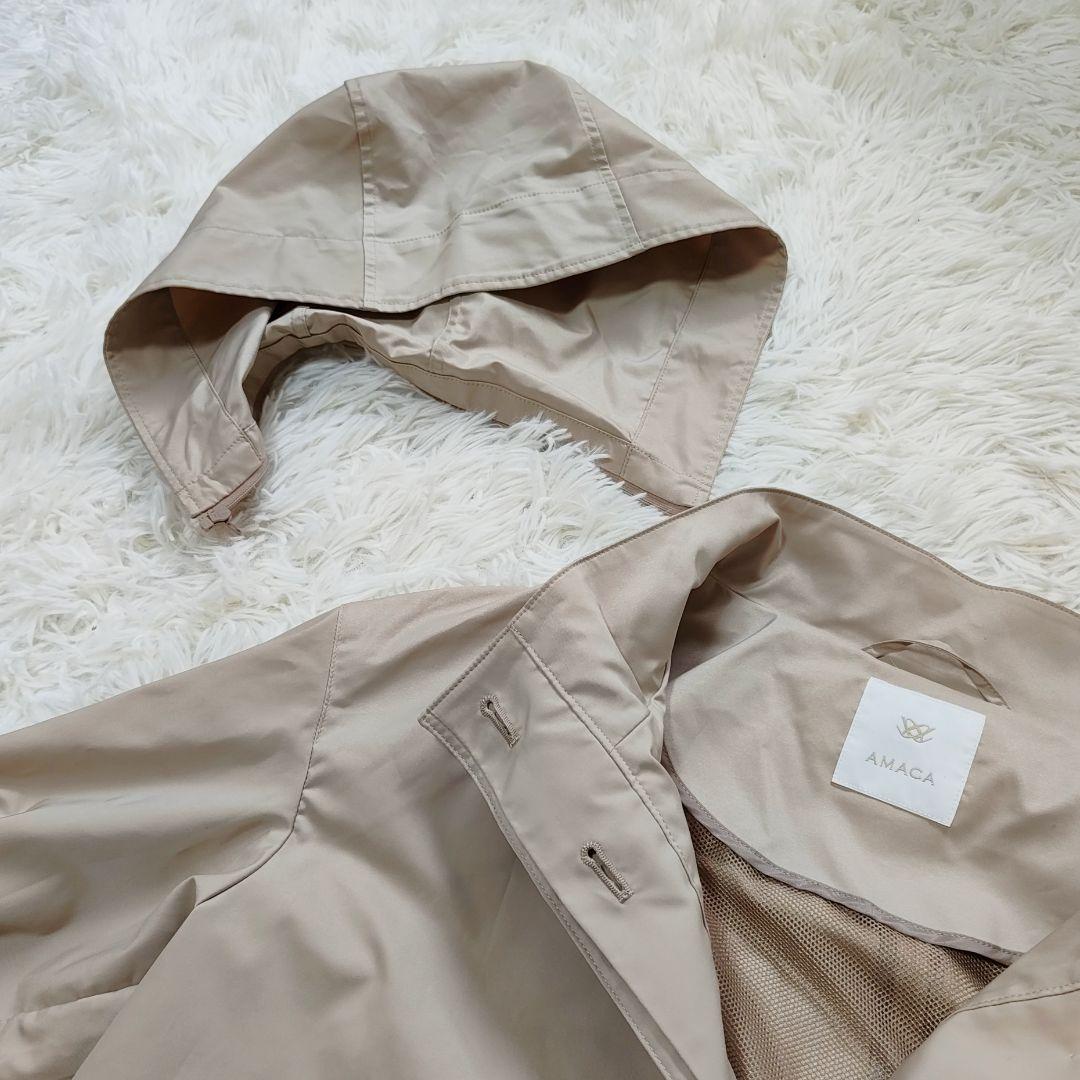 23SS AMACA 花粉プロテクト ミドルフィールドコート L相当