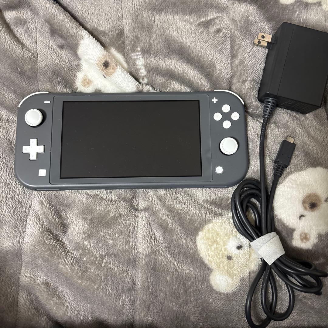 Nintendo Switch Lite グレー 充電器付き