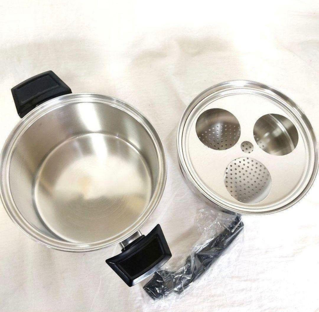 美品 ガス仕様 ロイヤルクイーン 3QT　蓋付き　大量おまけ付き@