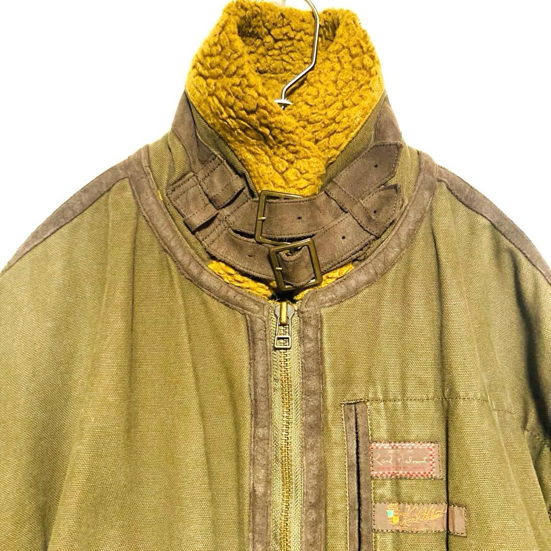 カールヘルム B-3 フライトジャケット Mサイズ ボア エアフォース フェード