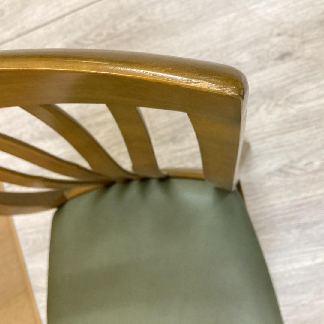 【カリモク】ダイニングチェア　椅子　食卓　B