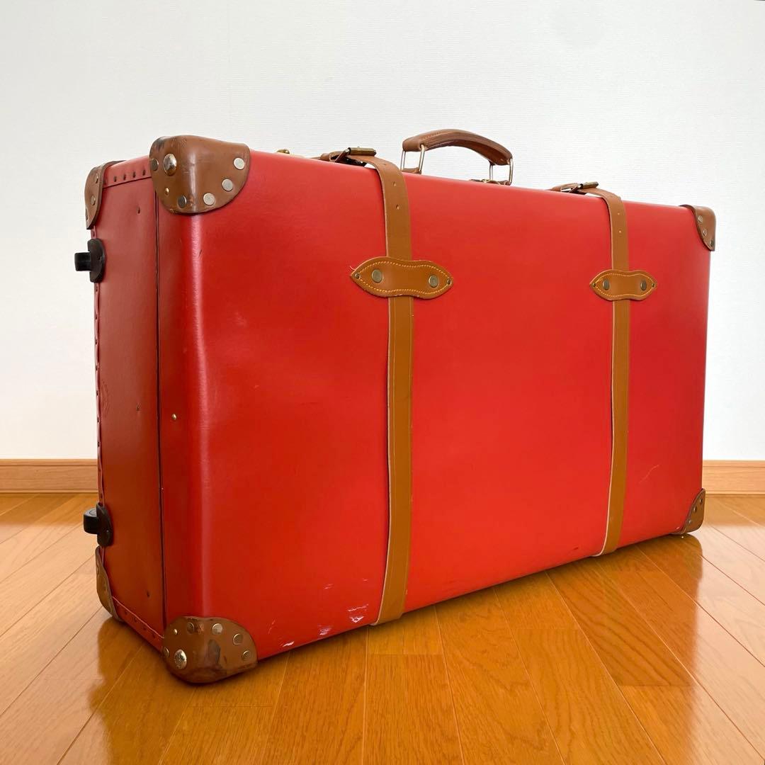 グローブトロッター 英国製 赤 大型 ヴィンテージ キャリーケース