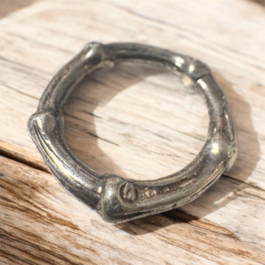 ケ*キ様 Tiffanyシルバー バンブー風リング　11号