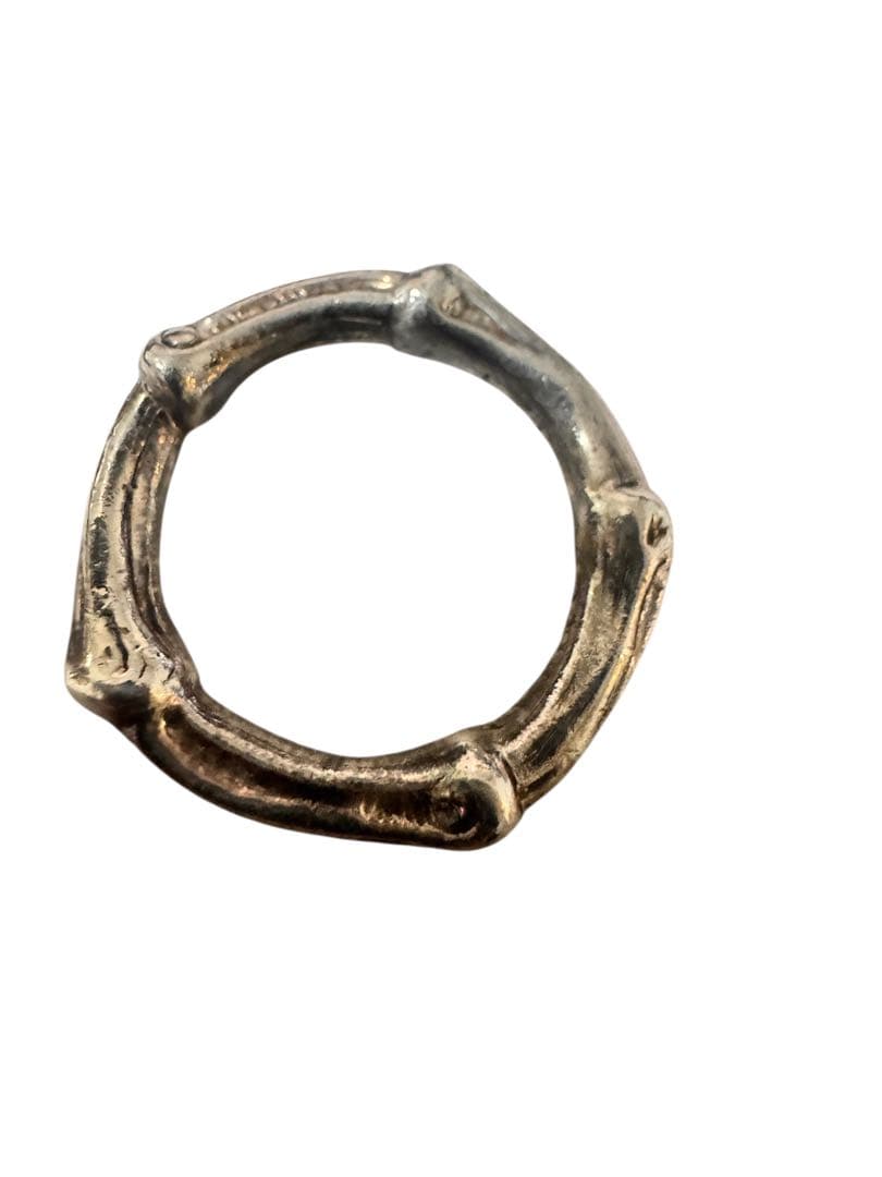 ケ*キ様 Tiffanyシルバー バンブー風リング　11号