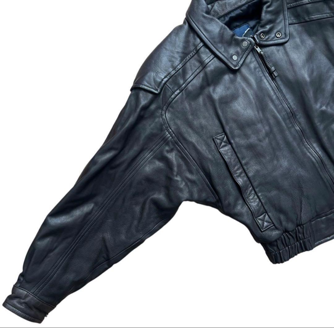 Robert Comstock　鹿革　短丈　レザー　ボンバージャケット　S