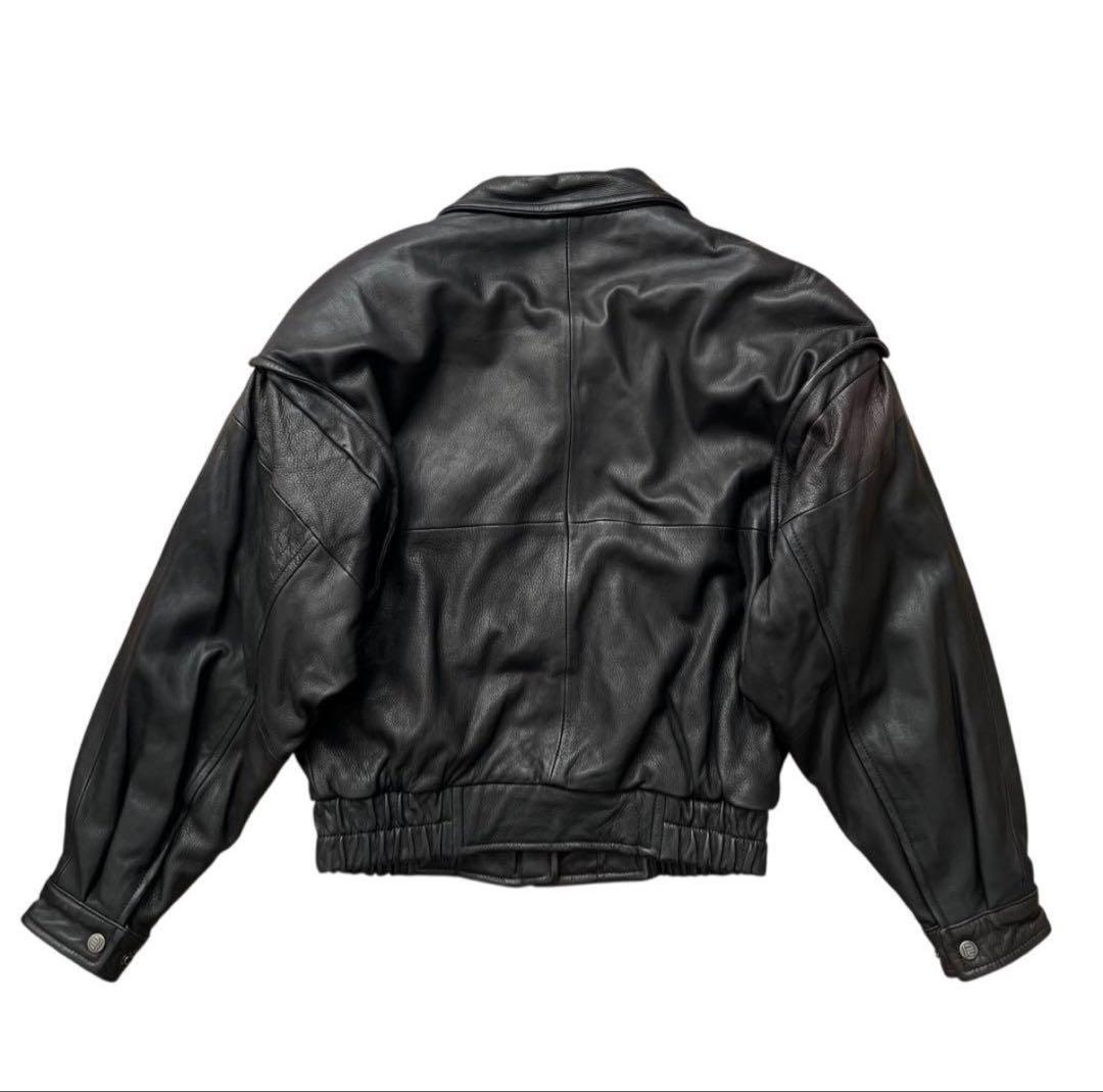 Robert Comstock　鹿革　短丈　レザー　ボンバージャケット　S