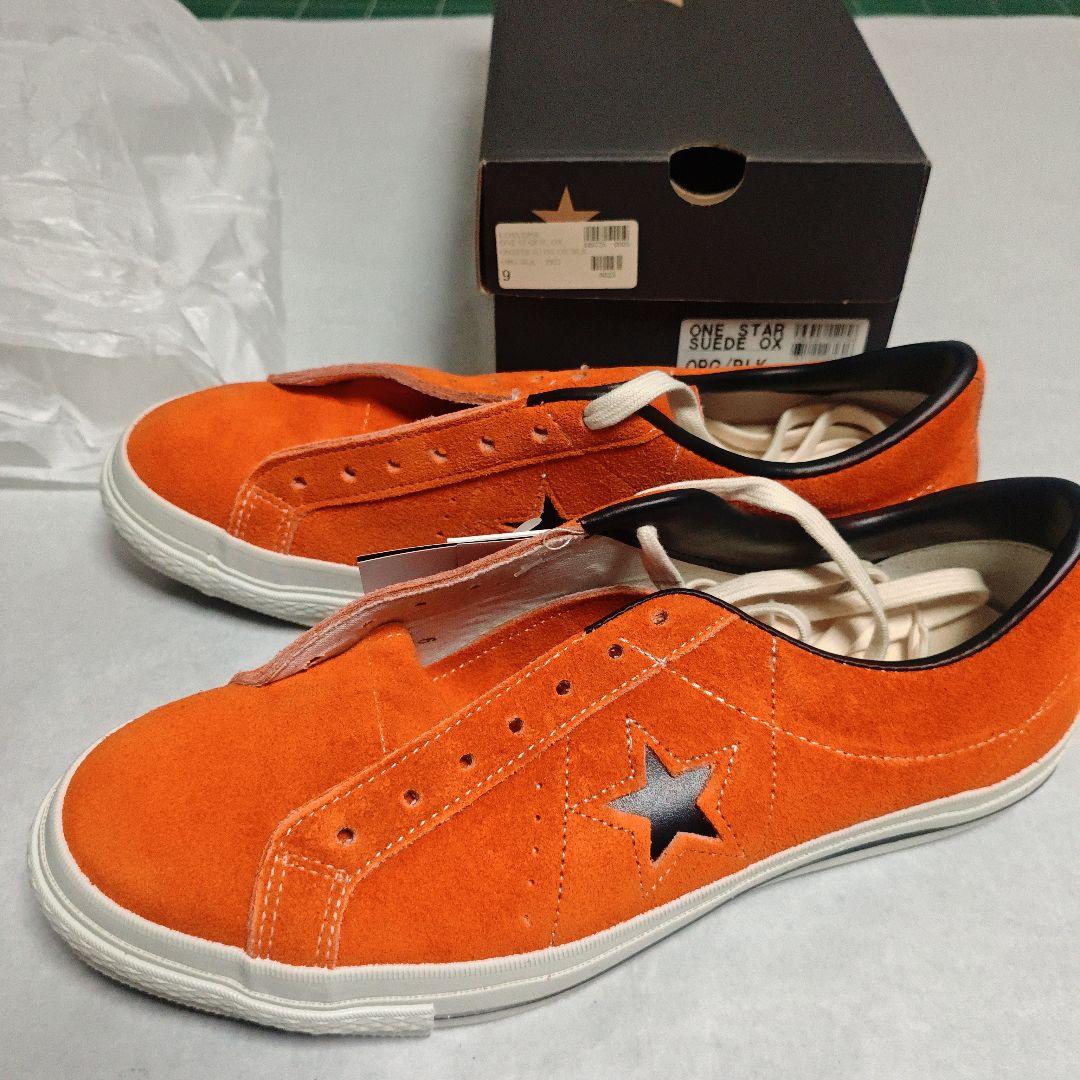 ONE STAR SUEDE OX オレンジ　size　9　新品未使用