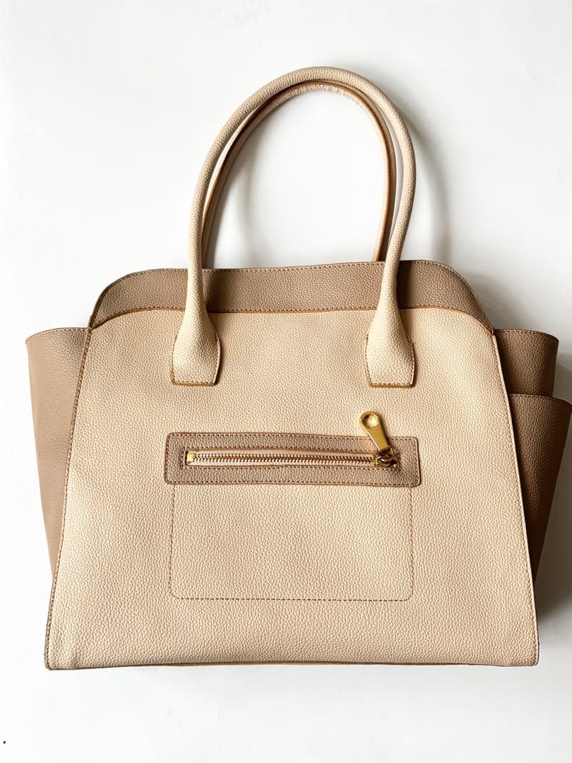 HAMANO 濱野皮革工藝 トート ピンクベージュ系 保存袋付き