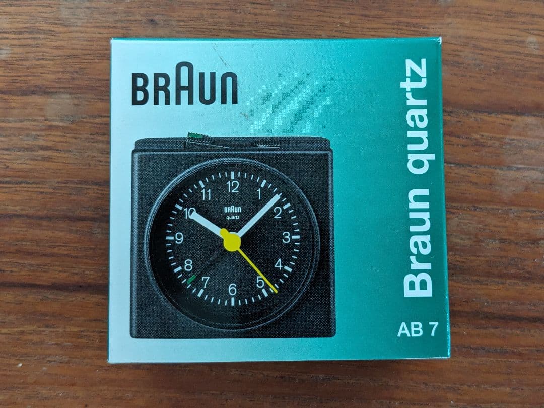 値下げ！ 未使用　Braun　ブラウン　アラーム付きクロック