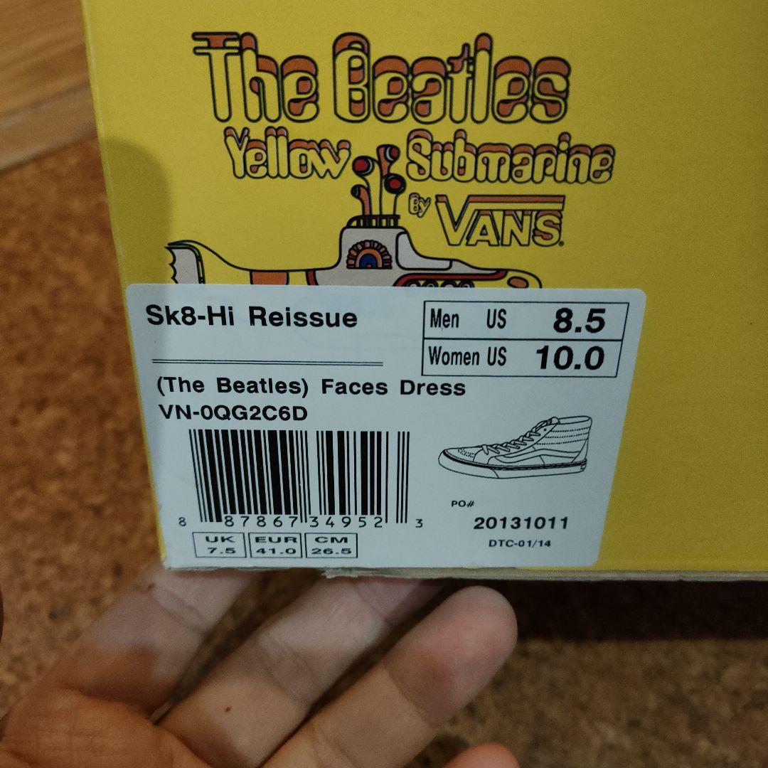 値下げ依頼お受けしました新品未使用　VANS イエローサブマリン　ザ・ビートルズ