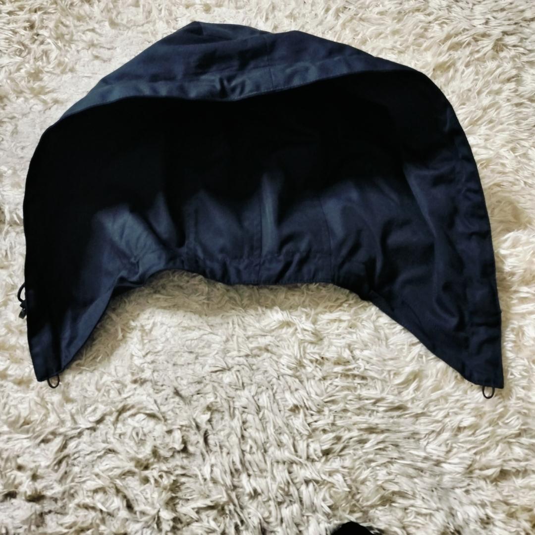 【現行・美品】バーバリー ラバーロゴ付 裏地ノバチェック フード付 コート 50