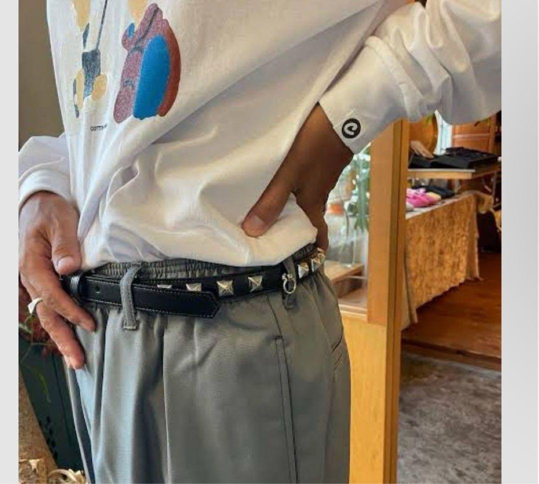 フィンガリン レザーベルト ブルー