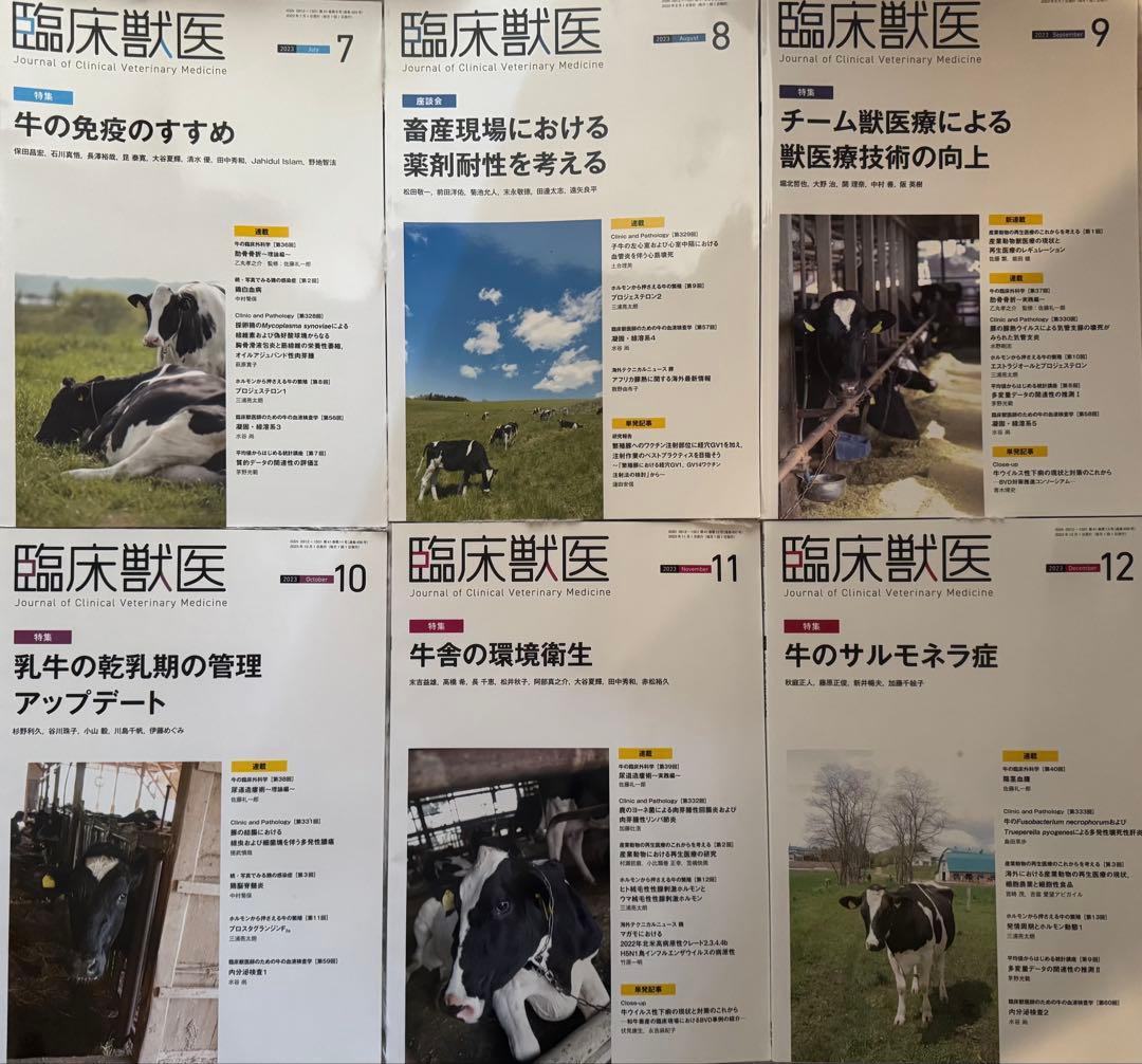 【パンダヤサン様】臨床獣医 2023年1月〜2024年11月号23冊