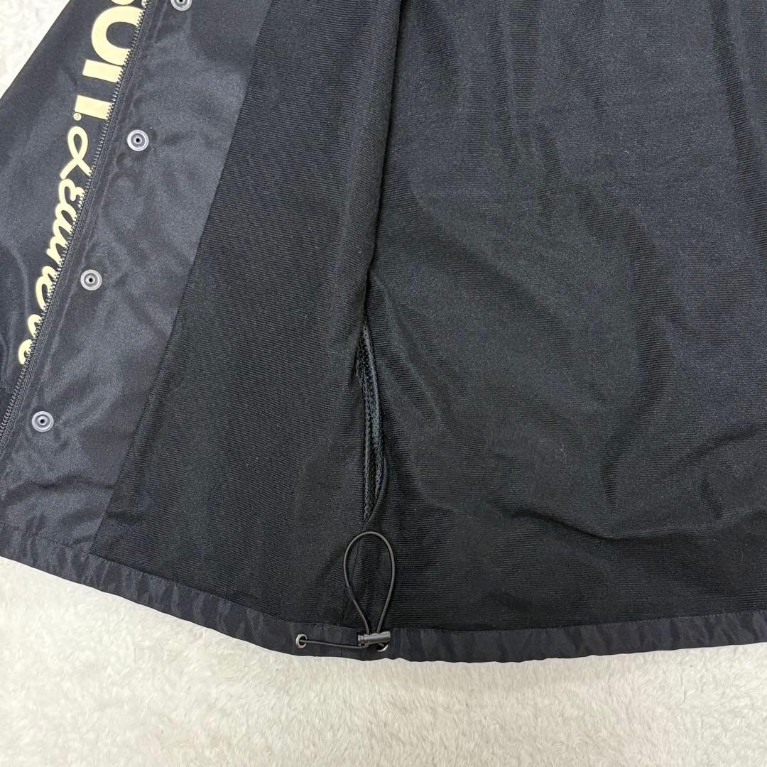 VANSON × AMERICAN BASS ナイロン コーチジャケット 黒