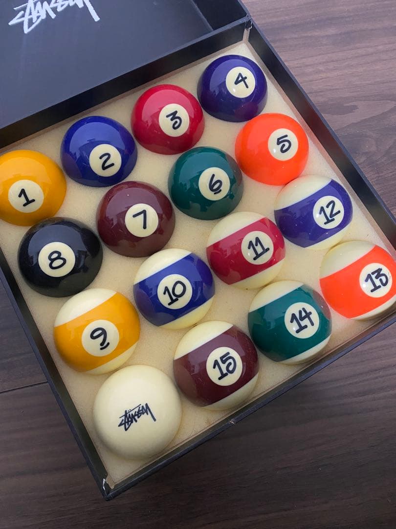 STUSSY BILLIARD BALLS SET 「JAPER BEES」