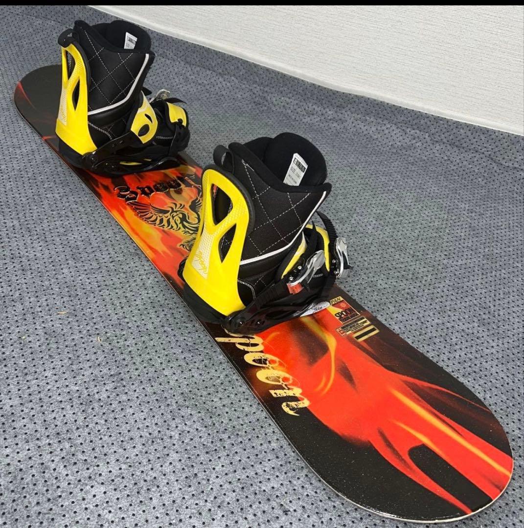 キッズスノーボード 130cm SPOON＋バイン＋BOAブーツ