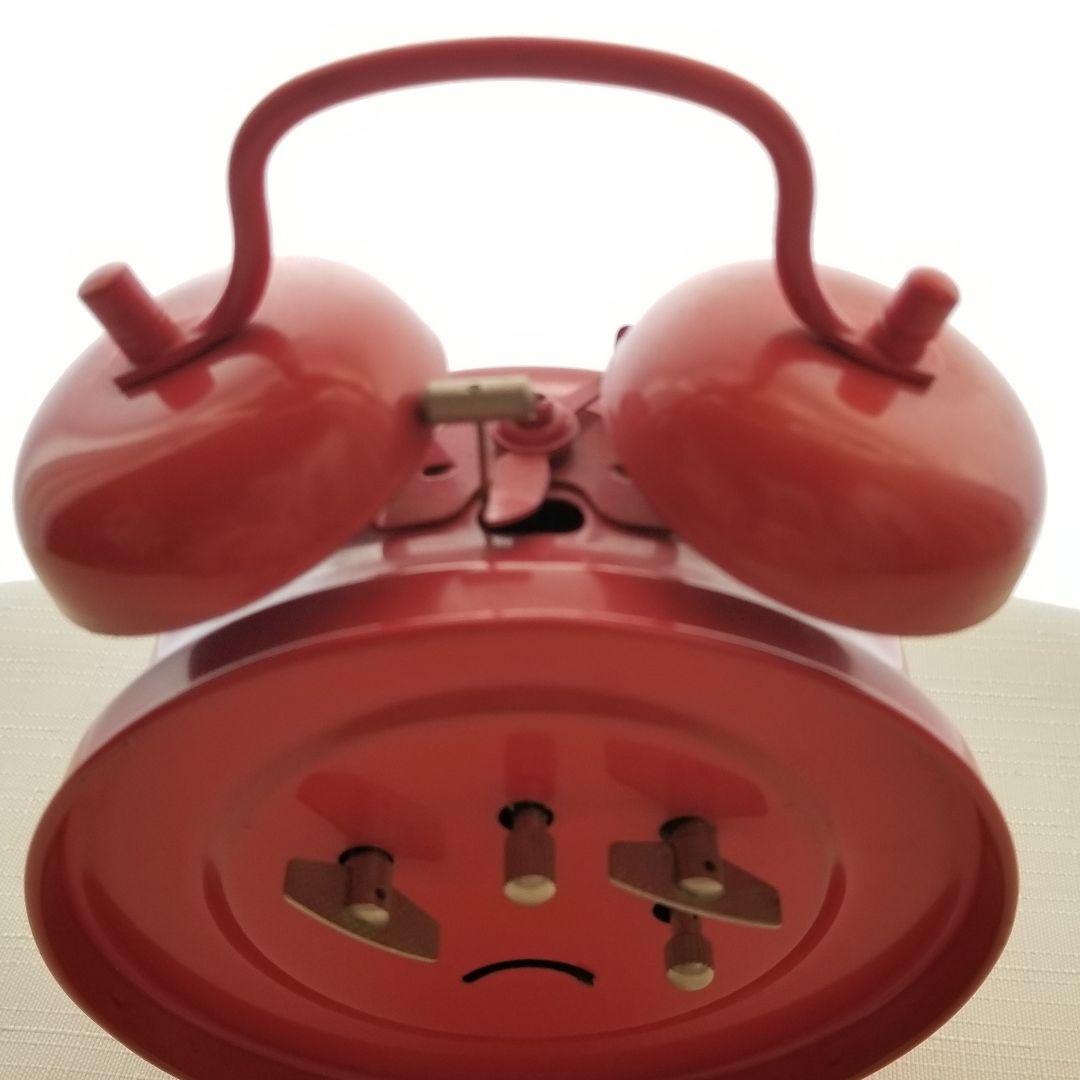 90s バックスバニー 目覚まし時計 手巻き 稼働品 ベル 大音量 【希少】
