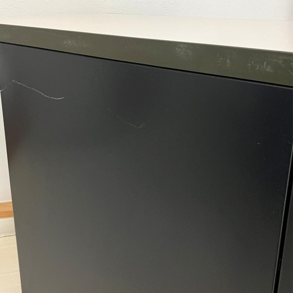 #2876　UCHIDA　袖机　サイドデスク　脇机　内田洋行　ホワイト系天板