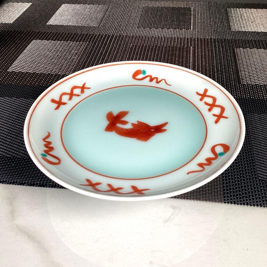 たち吉　高台付き　銘々皿　5枚