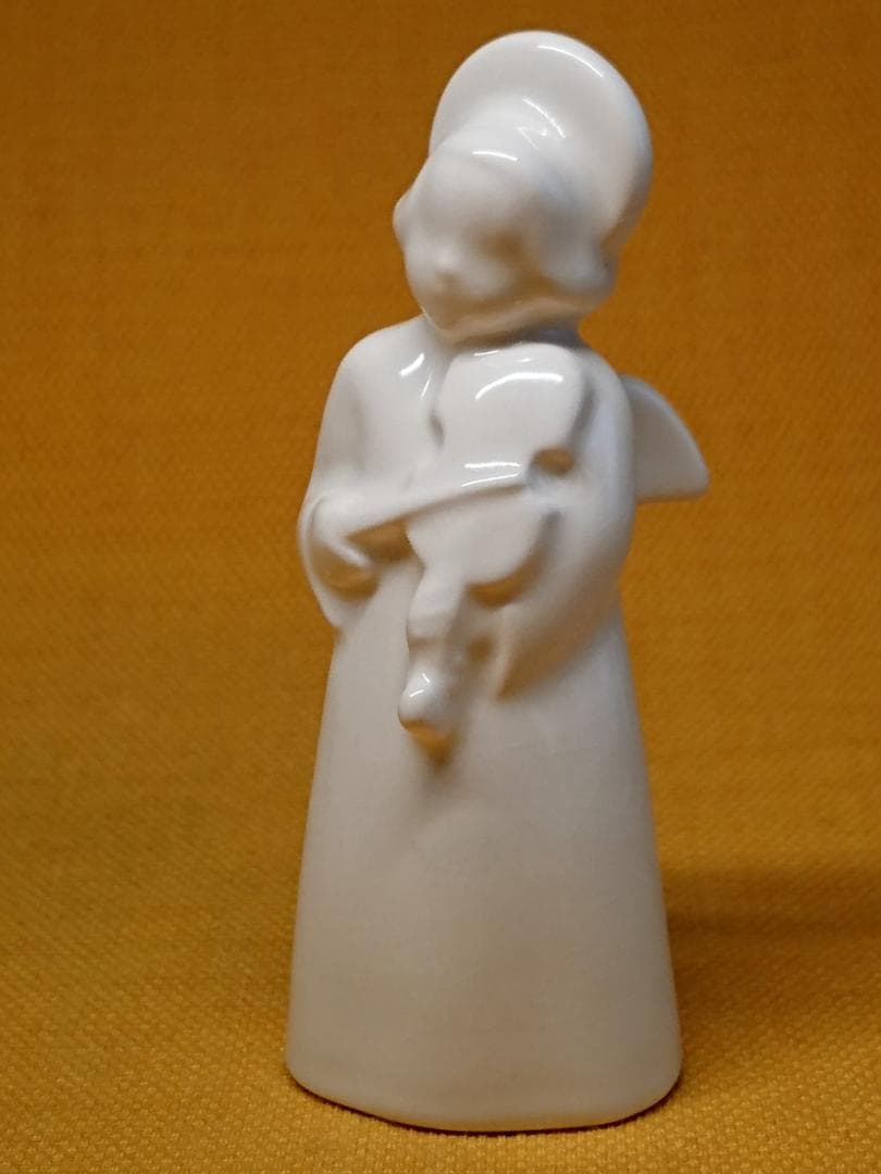 人形　天使　陶器　デンマーク　置物　インテリア　工芸品　美術品　A2653