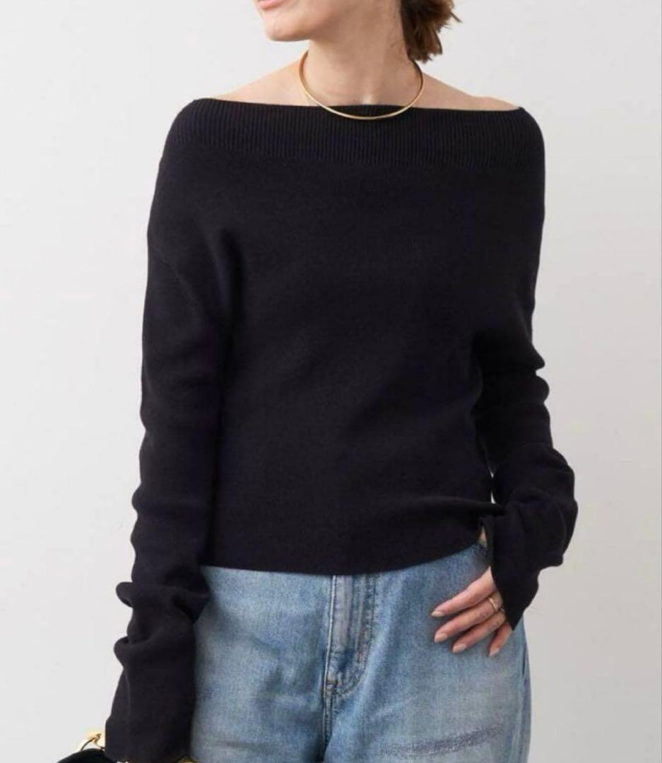 Deuxieme Classe off shoulder プルオーバー