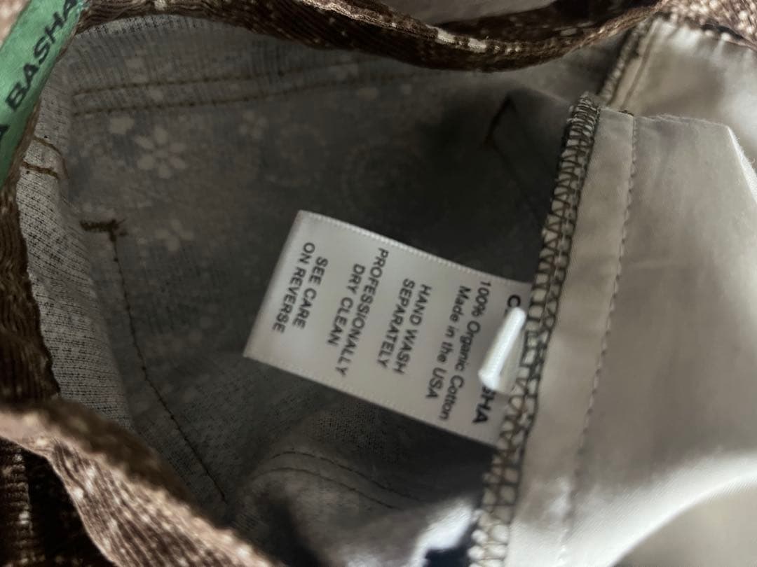 Olga basha コットンコードュロイデニムパンツ