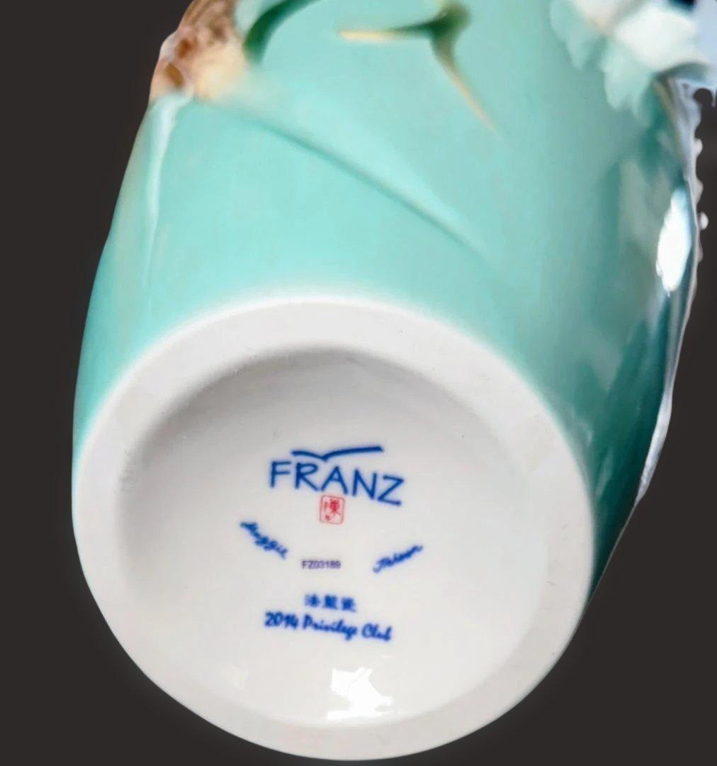 FRANZ フランツ コレクション 花瓶 　梅とめじろ