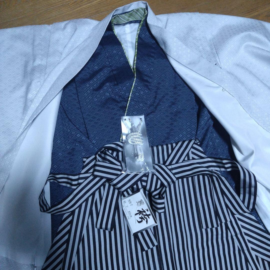 美品と新品★150160★卒業★羽織着物＆袴★紺青色