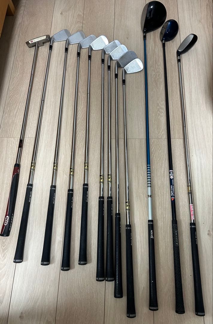 ま*ー様 メンズ　ゴルフクラブ12本セット　ルコックキャディバッグ付