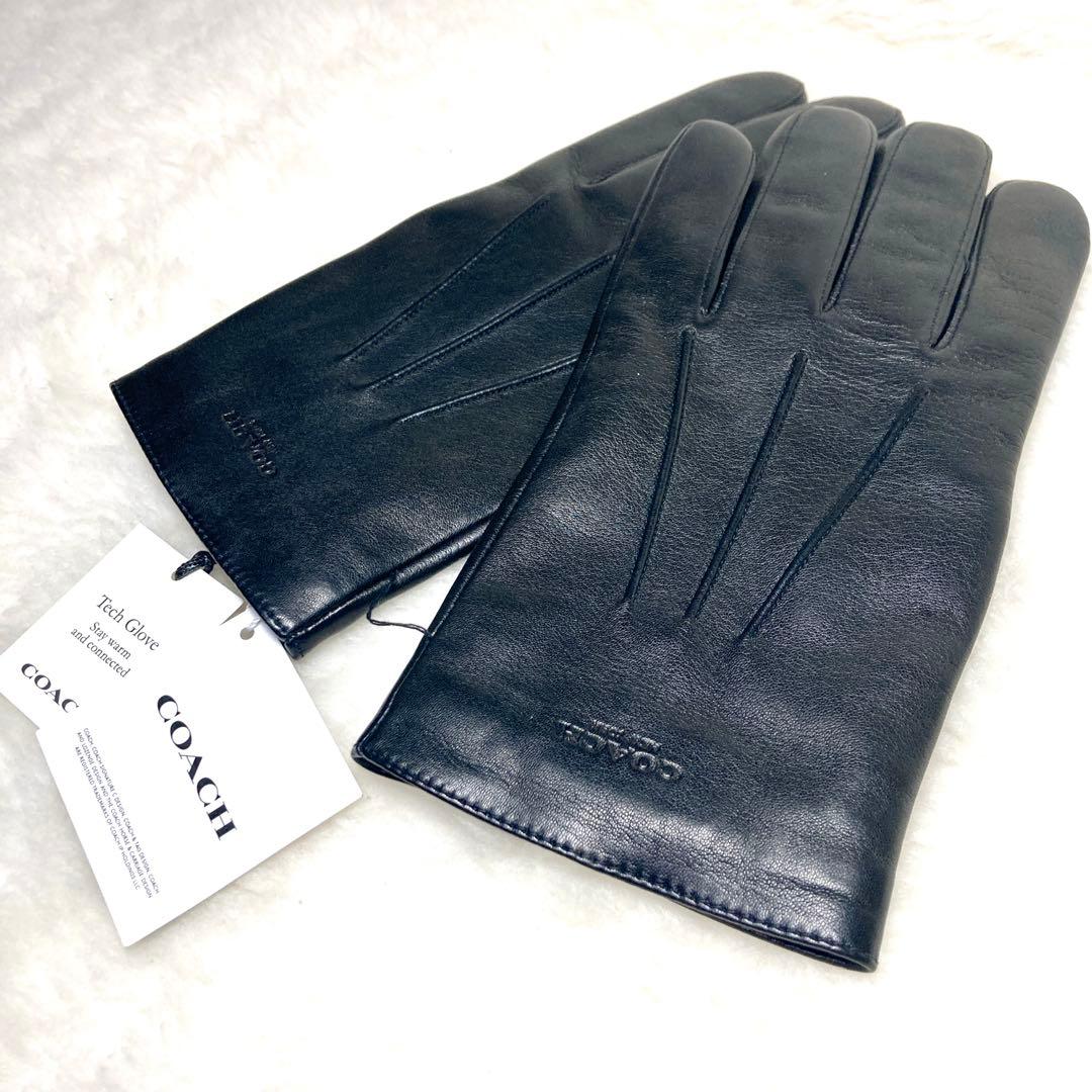 【未使用品✨】コーチ COACH グローブ 手袋 レザー 54182 黒