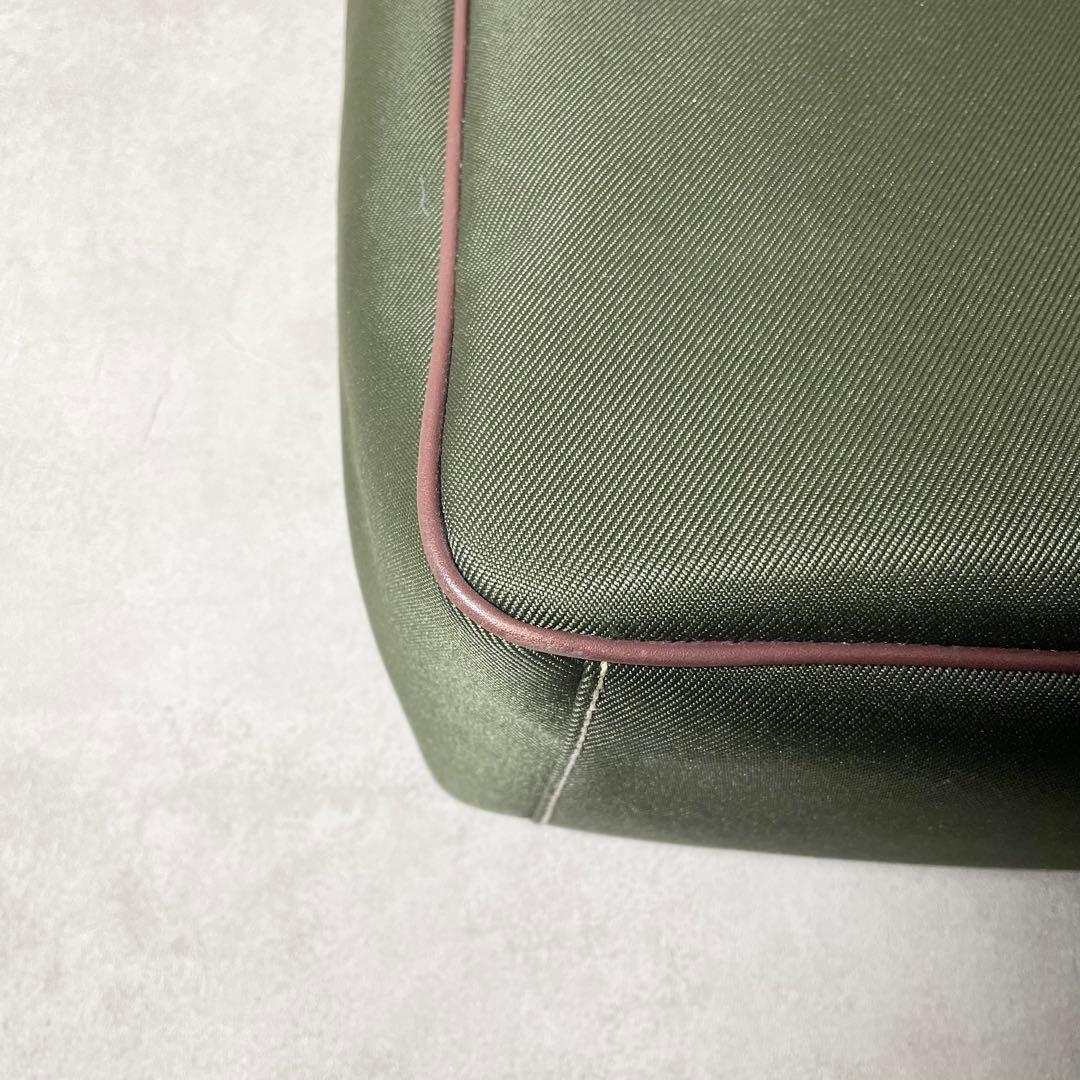 【美品】保存袋 ハンティングワールド トートバッグ キャンバス レザー メンズ