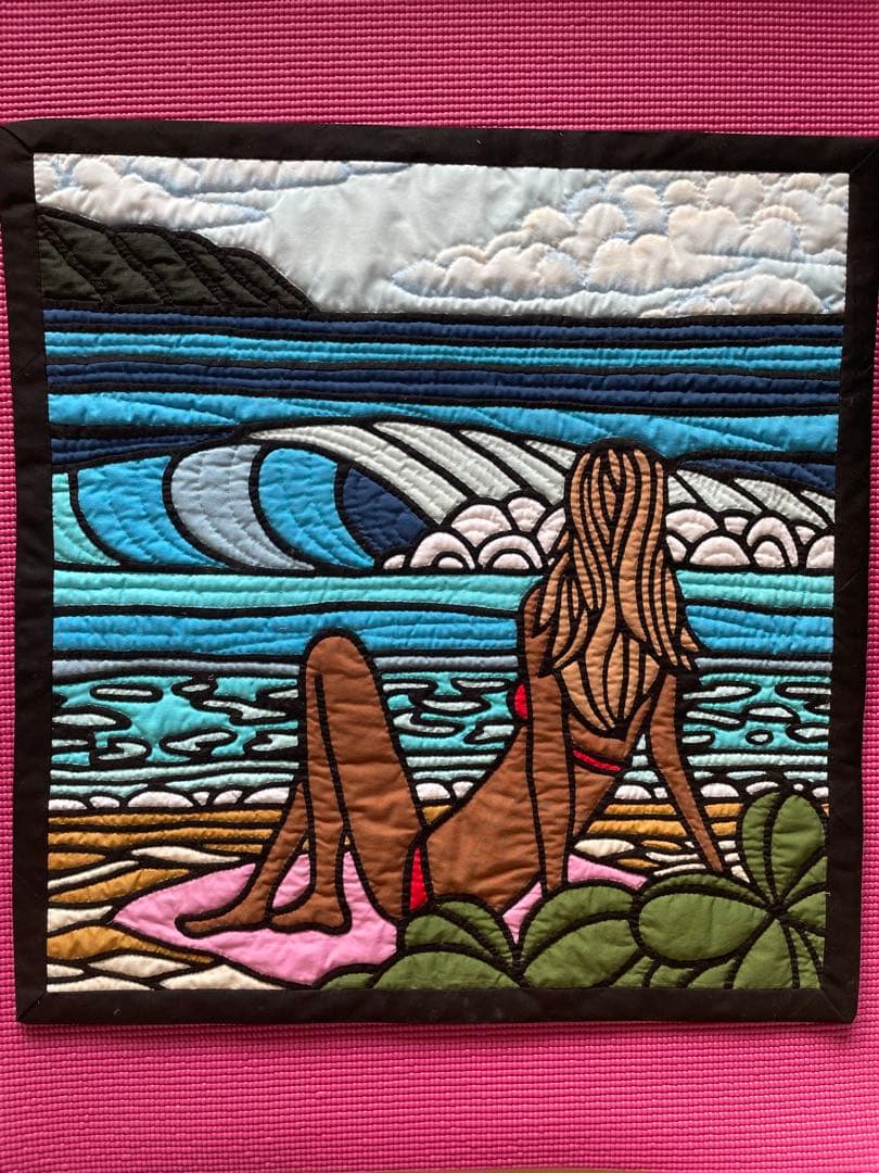 ハワイアンキルトタペストリー