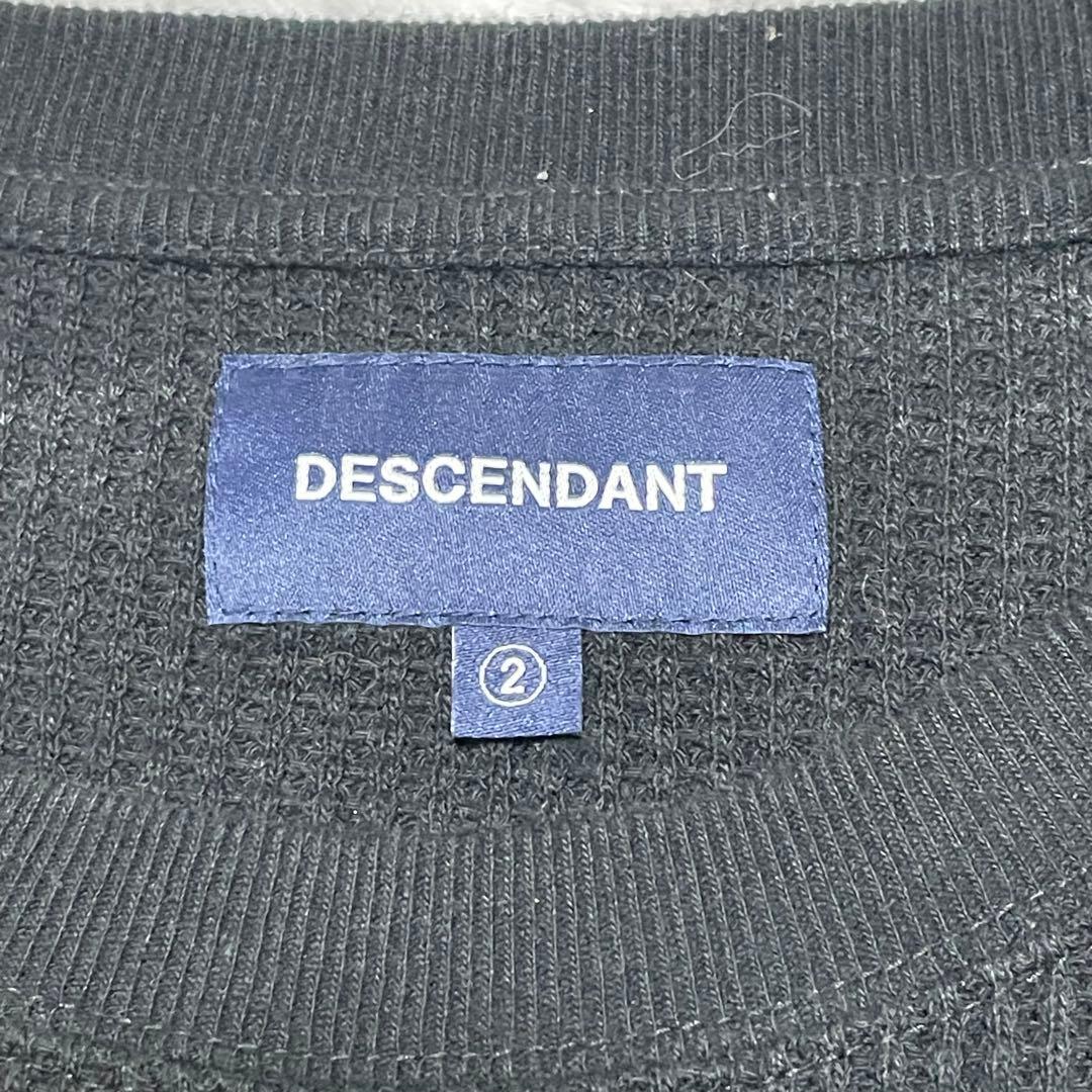 ディセンダント　ロングTシャツ　ワッフル　サーマル　ハニカム　23ss Mサイズ