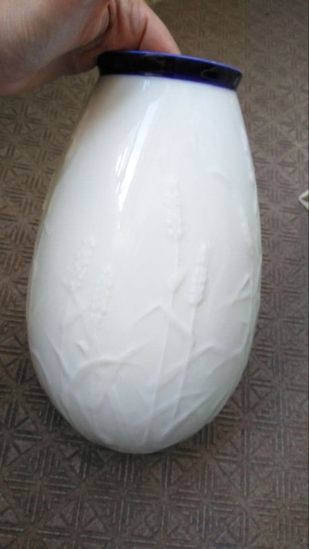 クラシカルアンティーク。☆vintage☆白磁器 花瓶 深川製☆和風モダン