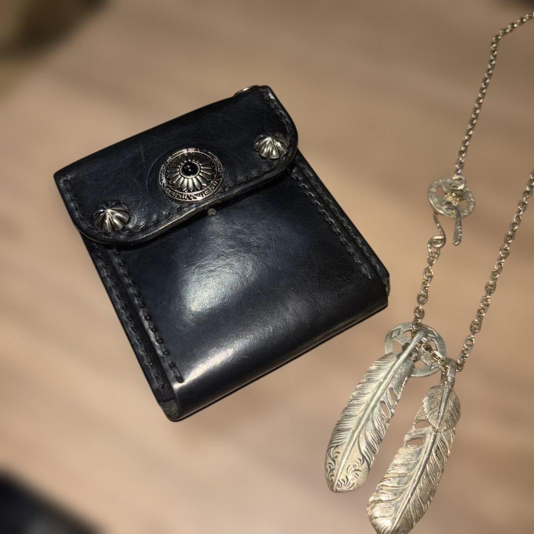 アリゾナフリーダム　二つ折り財布　黒