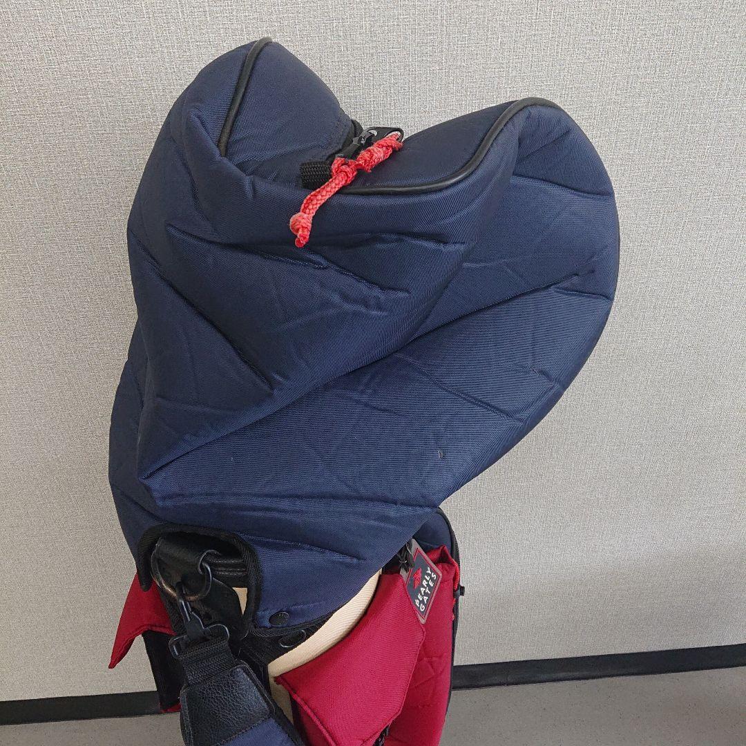 【希少】PEARLY GATES キャディバッグ ネイビー/レッド 8,5インチ