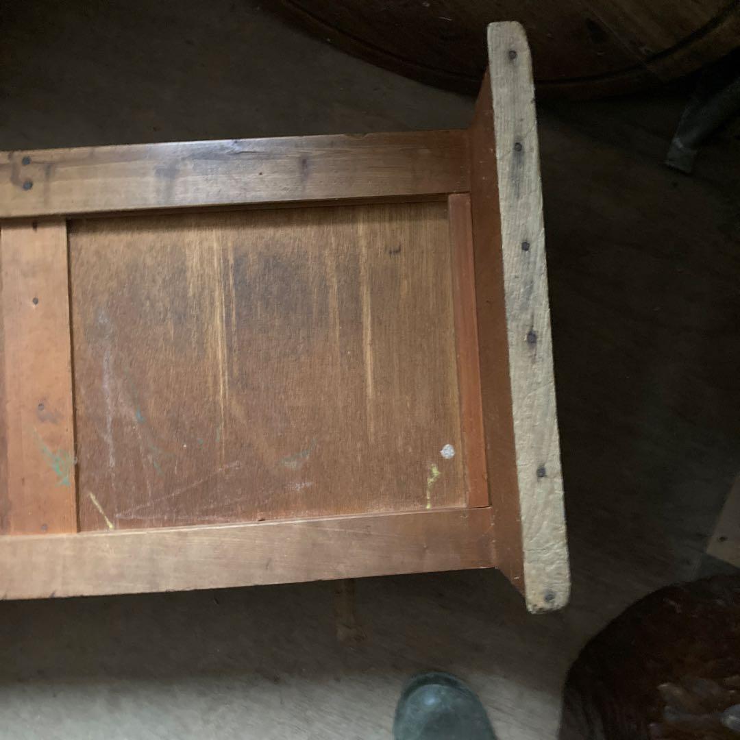 木製文机 2引き出し