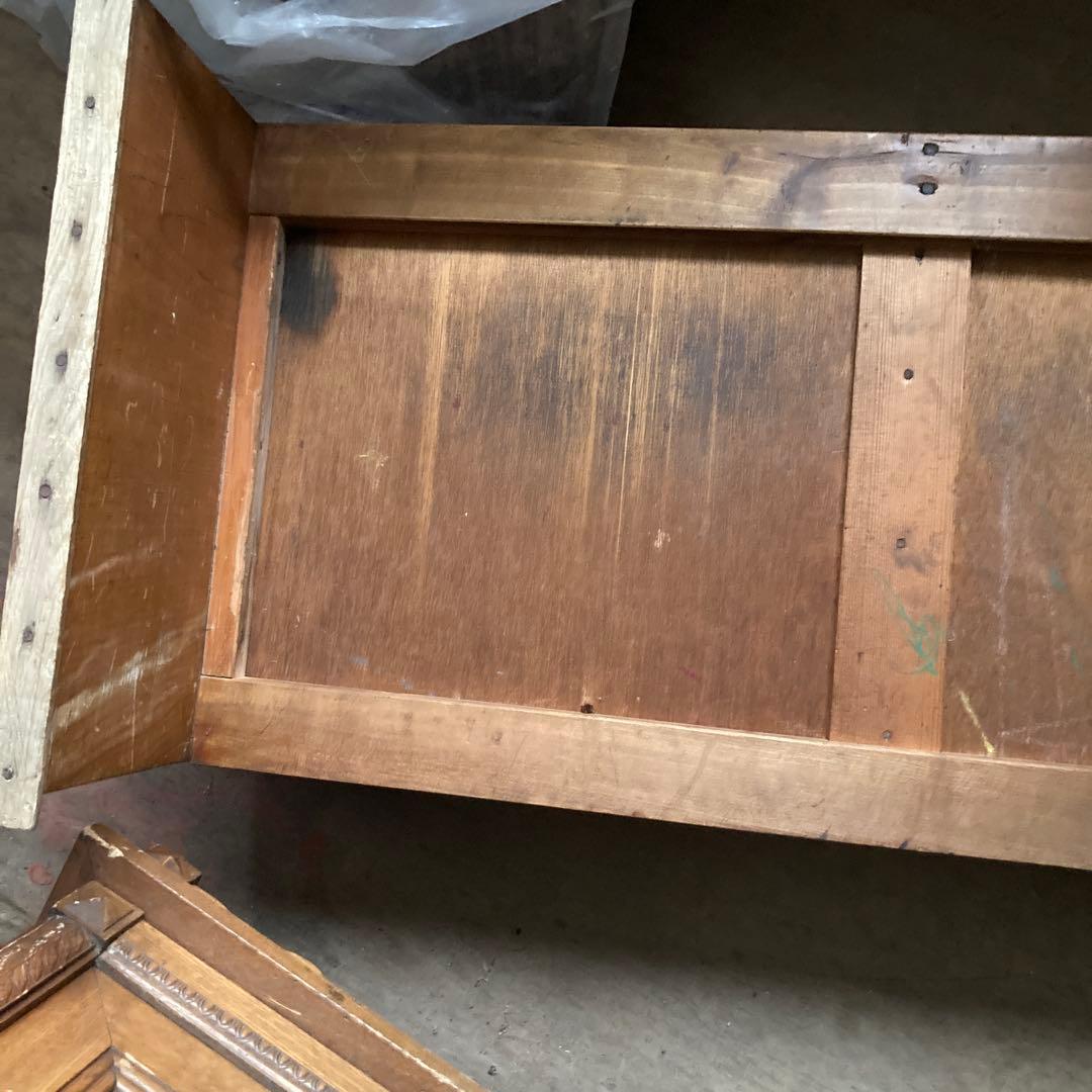 木製文机 2引き出し